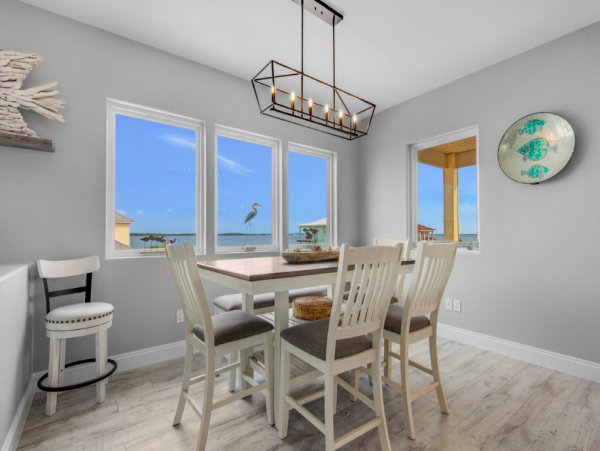 Four Bedroom-2 baths home with spectacular gulf views 2 blocks to the beach