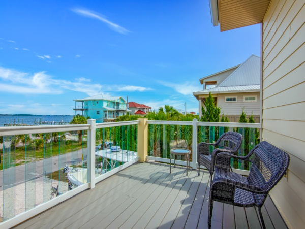 Four Bedroom-2 baths home with spectacular gulf views 2 blocks to the beach
