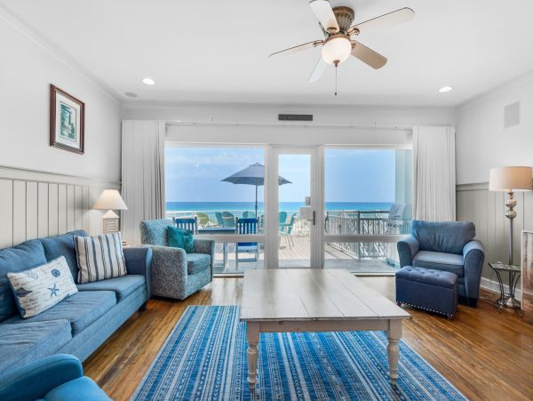 Beachfront Bliss on Pensacola Beach: Spacious 4-Bedroom Condo with Stunning Gulf Views