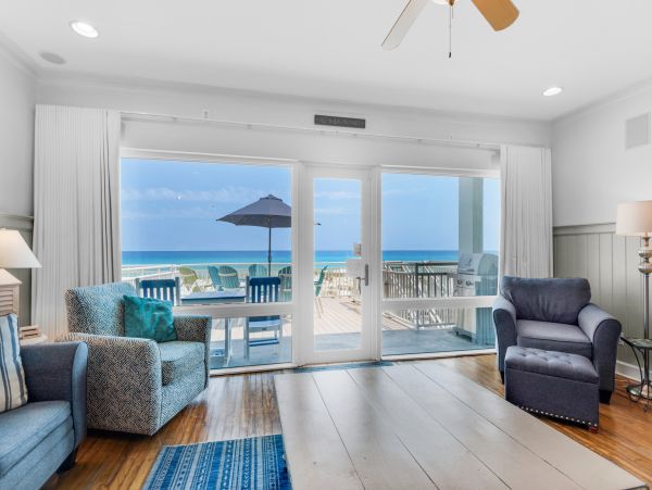 Beachfront Bliss on Pensacola Beach: Spacious 4-Bedroom Condo with Stunning Gulf Views