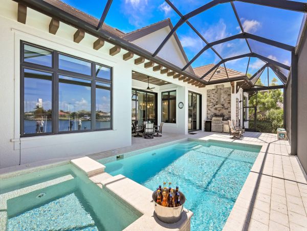 Gorgeous Canal-Front Vacation Home in Marco Island with Pool