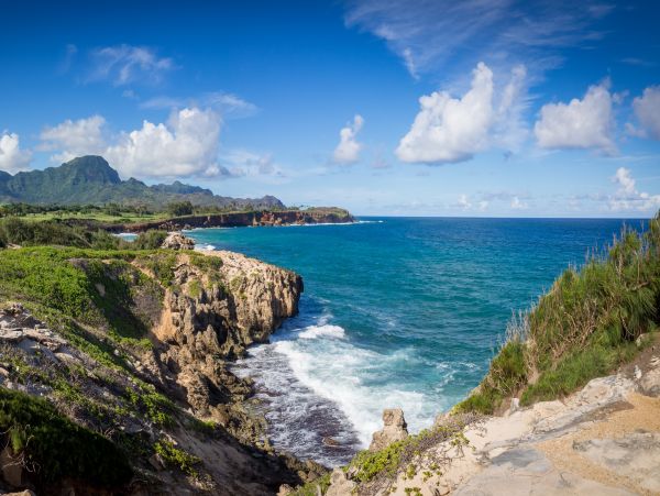 Kauai Ocean View Eight Bedroom Estate Main Villa & Guest House