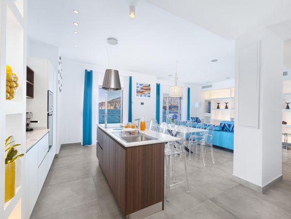 Oceanfront Sorrento Vacation Home Four Bedroom