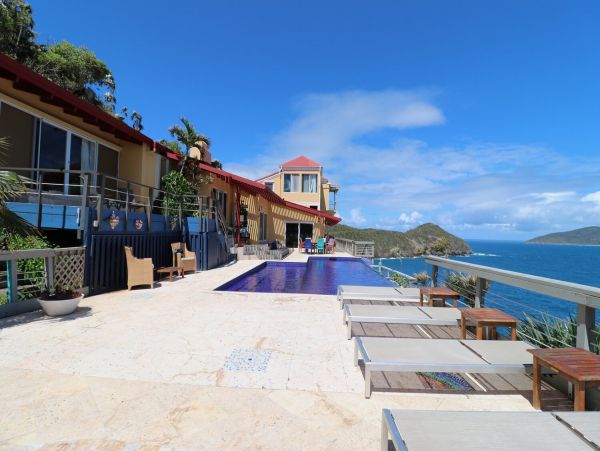 Oceanfront St. Thomas Vacation Estate Sleeps Twenty Six Guests