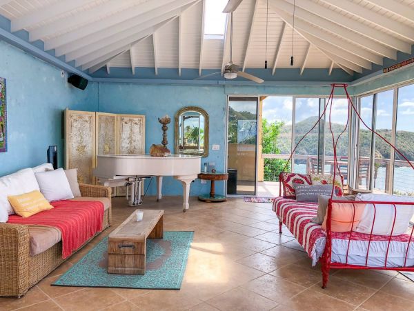 Oceanfront St. Thomas Vacation Estate Sleeps Twenty Six Guests