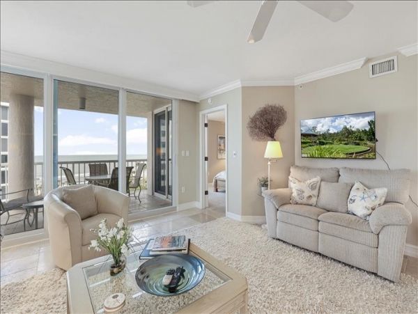 Naples Vacation Rental with Gulf Views & Private Beach Access