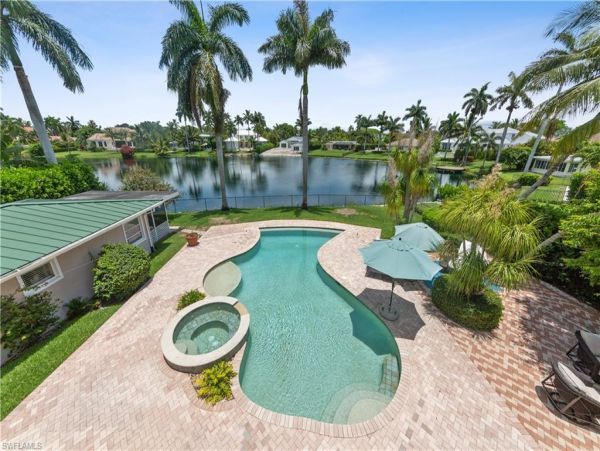 Naples Rental with Pool, Spa, and Lake Views Near 5th Ave
