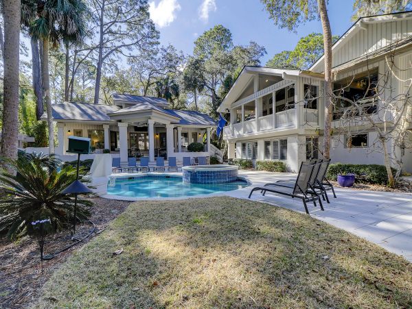 Hilton Head Vacation Rental - Seven Bedroom Luxury Home with Private Pool