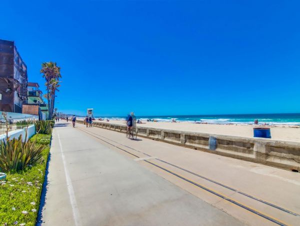 Mission Beach Vacation Home Two Bedroom with Loft Walk to Beach