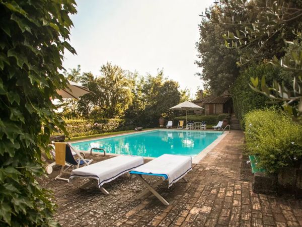 Rome 8 Bedroom Vacation Villa with Private Pool & Tennis Court