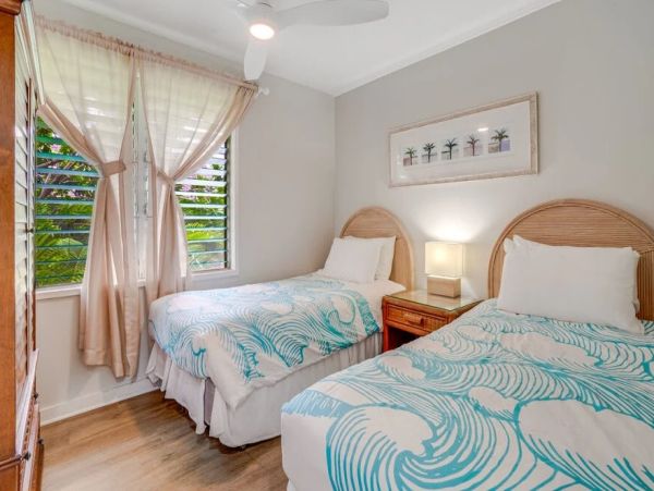 Kapaa Oceanfront Two Bedroom Vacation Rental Condo