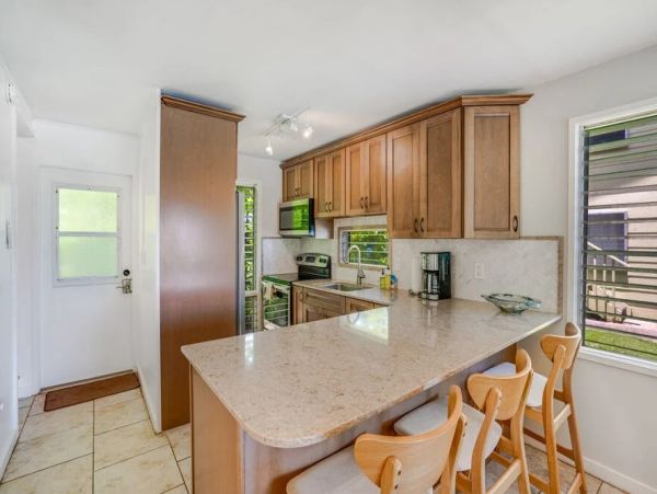 Kapaa Oceanfront Two Bedroom Vacation Rental Condo