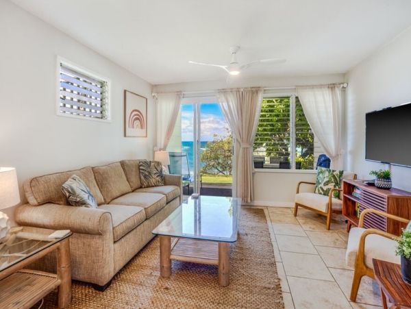 Kapaa Oceanfront Two Bedroom Vacation Rental Condo