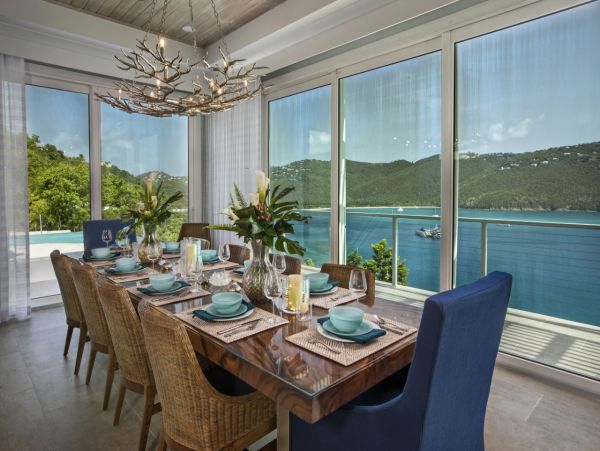 Luxurious Bayfront St Thomas Vacation Home Five Bedroom