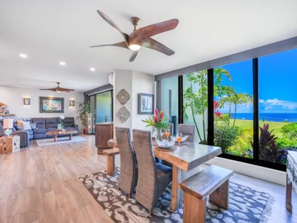 Princeville Two Bedroom Tropical Vacation Rental - Lovely Ocean Views