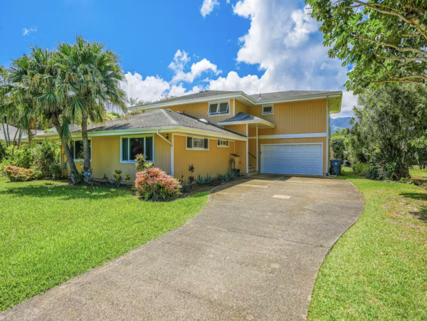 Man House Plus Guest House Princeville Home