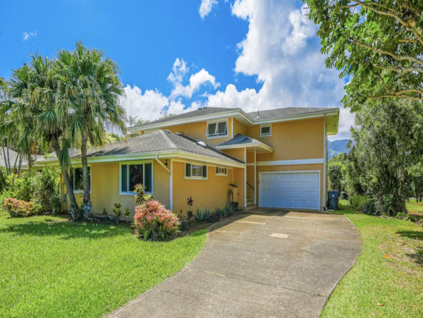 Man House Plus Guest House Princeville Home