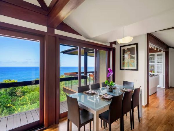 Princeville Oceanfront Vacation Rental Luxury 3-Bedroom Kauai Beach Home