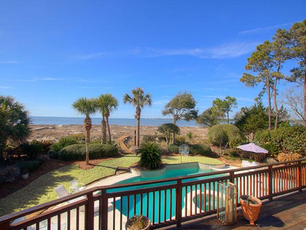 Oceanfront Hilton Head Vacation Home Four Bedroom