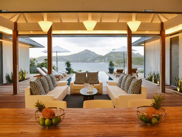 Six Bedroom Elegant Ocean View House Vacation Rental St. Barts