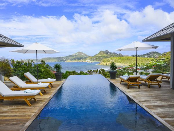 Six Bedroom Elegant Ocean View House Vacation Rental St. Barts