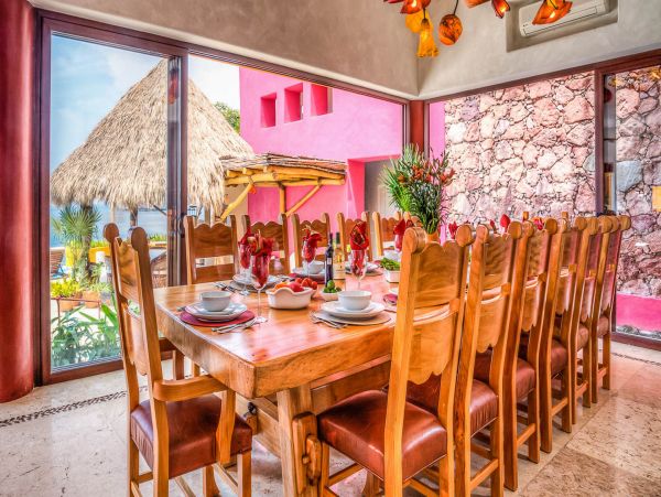 Luxury Oceanfront Puerto Vallarta Estate with Guest house