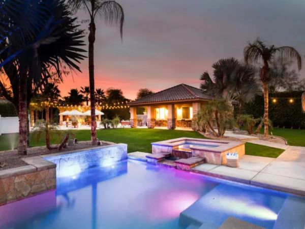 Coachella Luxury Vacation Villa with Pool and Hot Tub