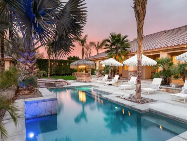 Coachella Luxury Vacation Villa with Pool and Hot Tub