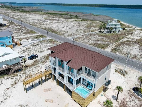 On Beach Gulf Shores Vacation Home Ten Bedroom