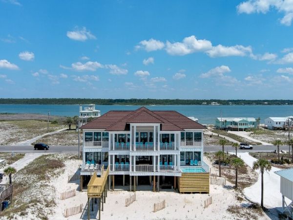 On Beach Gulf Shores Vacation Home Ten Bedroom