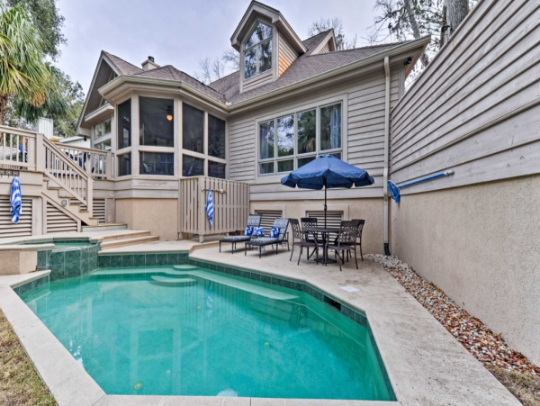 Hilton Head 4 Bedroom Vacation Rental with Pool