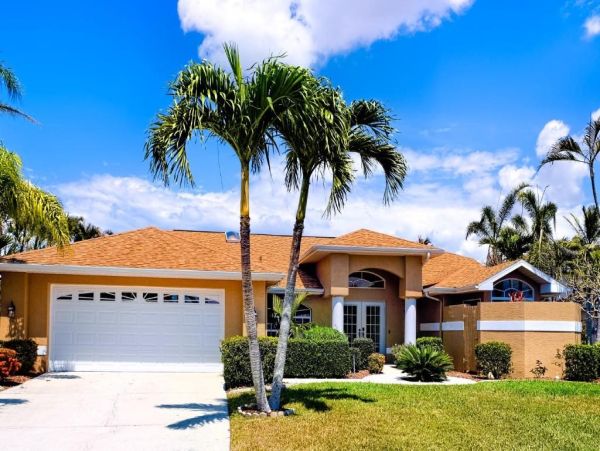 Cape Coral Canal-Front Vacation Rental 3-Bedroom Home with Private Pool & Gulf Access