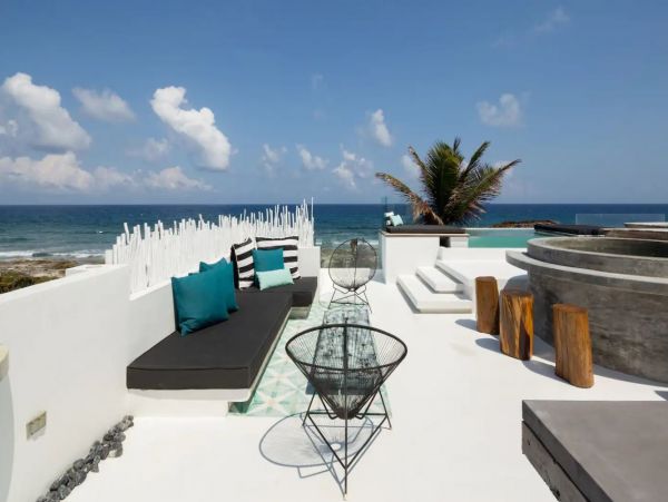 Tulum Luxury Vacation Estate on Beach with Infinity Pool