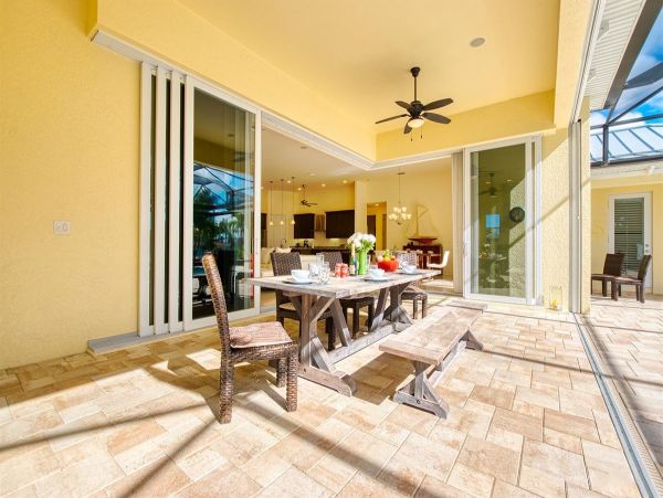 Modern Cape Coral Vacation Pool Home Four Bedroom