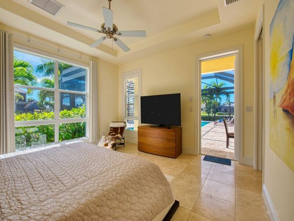 Modern Cape Coral Vacation Pool Home Four Bedroom