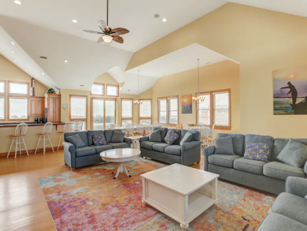 8,000 Sq Ft of Lovely Living Space in Avon Close to Beach