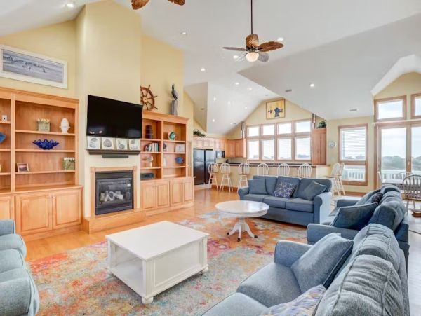 8,000 Sq Ft of Lovely Living Space in Avon Close to Beach