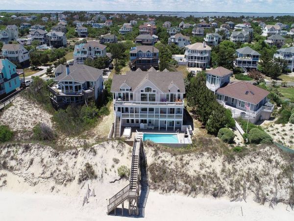 Oceanfront Corolla Vacation Home Twelve Bedroom