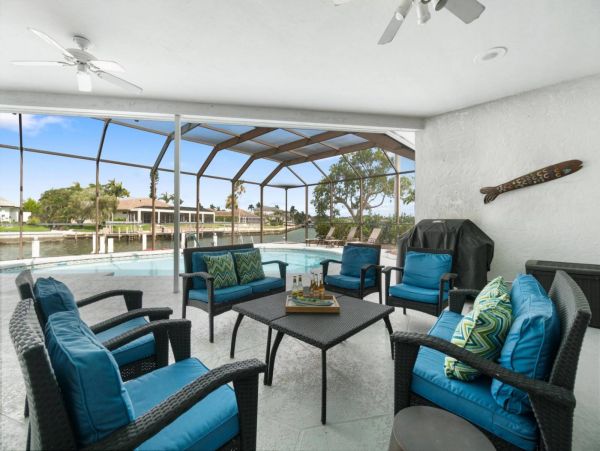 Canal-Front Vacation Home in Marco Island with Pool & Tennis Court