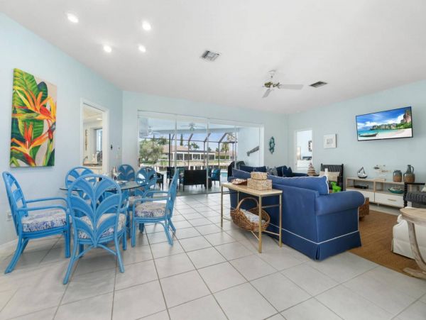 Canal-Front Vacation Home in Marco Island with Pool & Tennis Court