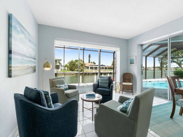 Canal-Front Vacation Home in Marco Island with Pool & Tennis Court