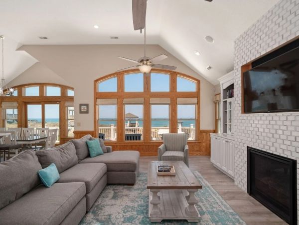 Oceanfront Kill Devil Hills Vacation Home Twelve Bedroom