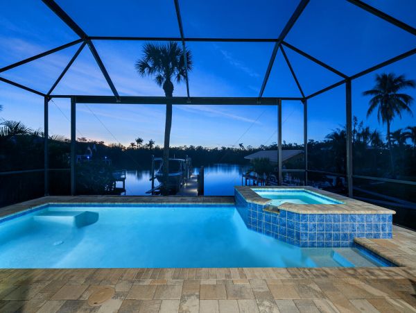 Canal-Front Gorgeous Vacation Home in Naples with Pool