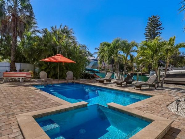 Canal-Front Charming Vacation Home in Anna Maria with Dock