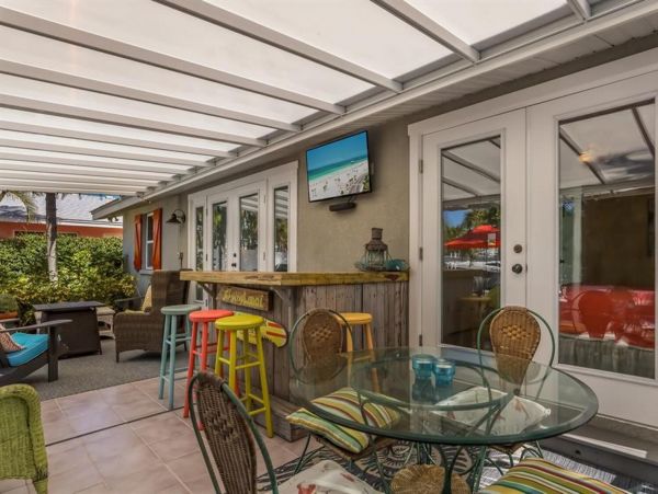 Canal-Front Charming Vacation Home in Anna Maria with Dock