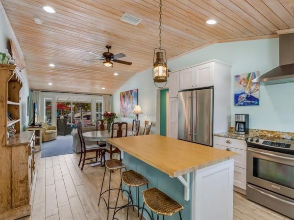 Canal-Front Charming Vacation Home in Anna Maria with Dock