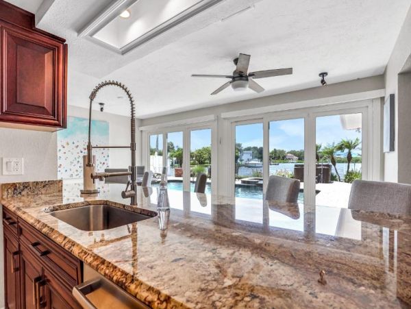 Water Front Largo FL Vacation Home Five Bedroom