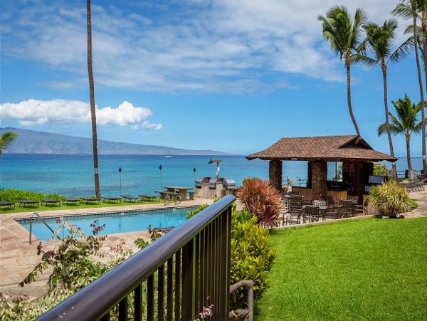 Ocean Front Kahana Vacation Condo Sleeps Six Guests