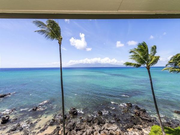 Ocean Front Kahana Vacation Condo Sleeps Six Guests