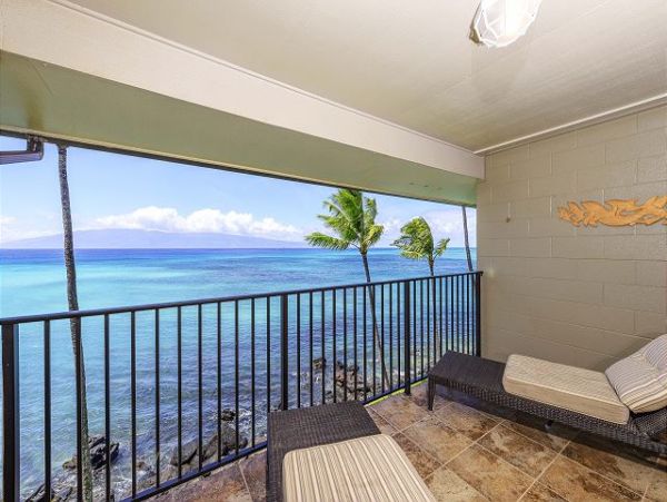 Ocean Front Kahana Vacation Condo Sleeps Six Guests